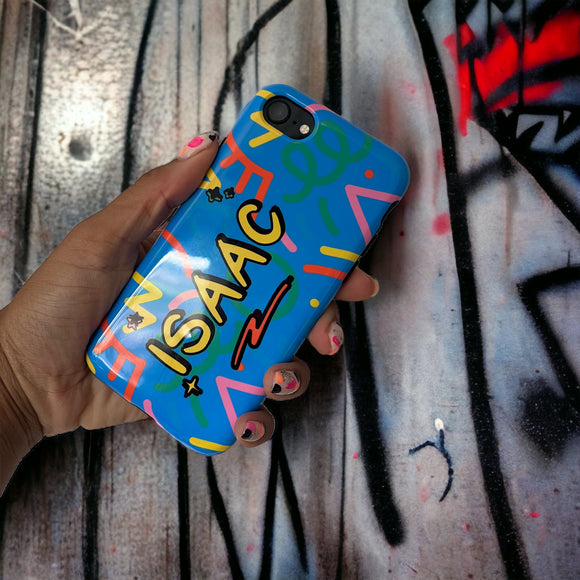 Funky graffiti phone case