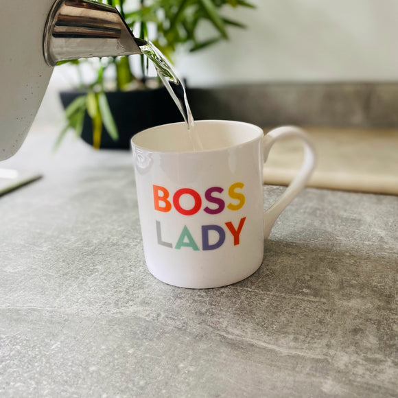 Boss Lady china cup