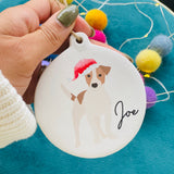 Bespoke dog Christmas decoration