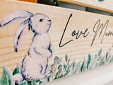 Eucalyptus bunny personalised crate