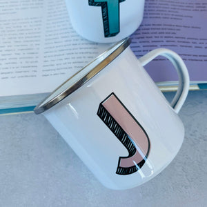 Personalised initial camping cup
