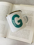 Personalised initial name camping cup