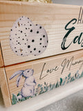 Eucalyptus bunny personalised crate