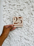 Two layer house number