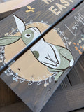 Easter bunny personalised crate