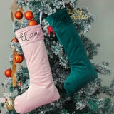 Luxury velvet stocking